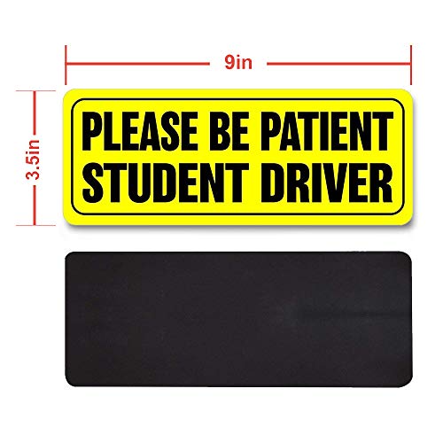 3 BOKA+Student+Driver+Magnet+Signs