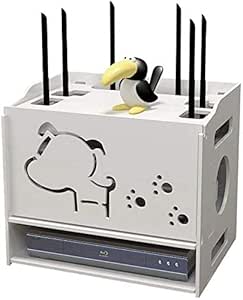 Set-top estantería de almacenamiento caja Router de almacenamiento Caja