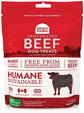 dehydrated beef dog treats