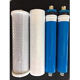 Clear Hydro - Stealth RO300 Complete Compatible Replacement Filter Kit for Hydro Logic Stealth RO300 Includes Two Membranes, Carbon &amp; Sediment Filter