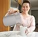 Hastings Collective Thermal Coffee Carafe 50 Oz - Large Stainless Steel Insulated Carafe - 1.5 Liter Double Walled Vacuum Thermos Coffee and Beverage Dispenser with Tea Infuser and Strainer (Gray)