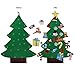 amoHome DIY Felt Christmas Tree Set 26pcs Detachable Ornaments, Wall Hanging Xmas Gifts Decorations