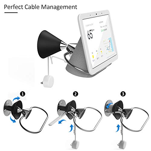 KIWI design Wall Mount Holder for Google Nest Hub Home Hub, a Clever