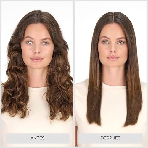 Plancha de Pelo Rose Gold - Placas de cerámica, Peinado suave, Multivoltaje, Plancha de viaje, Calentamiento ultrarrápido en 15 s, 3 ajustes de calor hasta 235°C, Alisado fácil, 2598PE