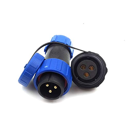 Uonecn Coaxial Cable Compression Fitting | Proudly Made in The USA | Connector – for RG11 Coax Cable – with Weather Seal O Ring and Water Tight Grip (100 Pack)