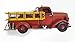 Half Metal Fire Truck Decoration Wall Decor