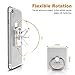 Amoner Cell Phone Finger Stand, 4-Pack 360°Rotation Phone Ring Stand Holder, Kickstand Hand Grip with 5 Car Mount Hooks Widely Compatible with Almost All Phones/Cases