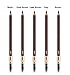 1 pcs Makeup Eyebrow Enhancer 12H Long Lasting Sweat &Waterproof Eyebrow Pencil Pen Dark Brown Eye Brow Pencil 5 Colors to Choose (3# Light Brown)