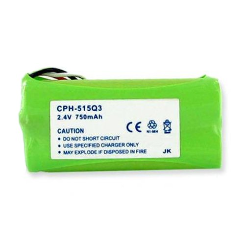 Plantronics CT14 Cell Phone Battery Ni-MH, 2.4 Volt, 750 mAh - Ultra Hi-Capacity - Replacement for Plantronics 80639-01, 81087-01 Rechargeable Battery