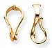 Large Interchangeable Pendant Hanger Slide Enhancer Gold Vermeil Fits 10mm Omega