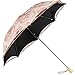 kilofly Anti-UV Embroidered Sun Protection Folding Parasol Umbrella, UPF 40+
