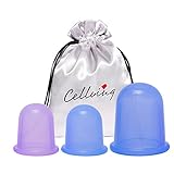 Anti Cellulite Cups Massage Vacuum Cupping Set Suction Therapy for Full Body, Anti Wrinkle, Anti-Aging, No Pain, Non-Toxic, Great for Pain Relief, Loss Weight, 3Packs,Celluing
