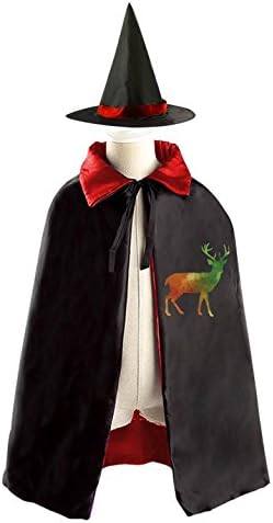 BIBIVEHalloween Elk CoolChildren CosplayCostume Wizard Witch Cloak
