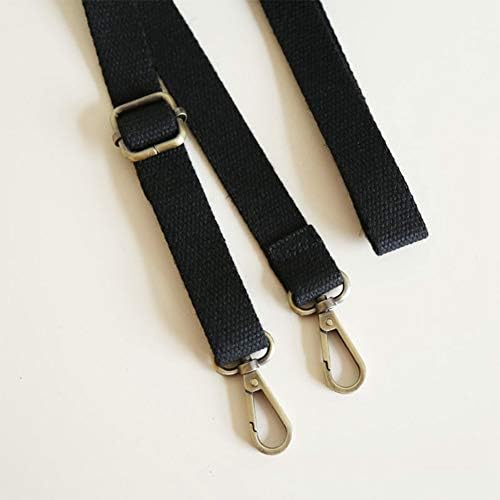 vap26 Strap Belt Crossbody Clip On Webbing Adjustable Handle Handbag Shoulder Replacement(Black)