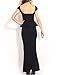 J&Design Women Peplum Drop shoulder Cocktail Party Maxi Evening Dress
