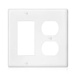 Decorator Wall Plate Light 1-Duplex/1-Decorator