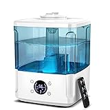 Humidificateur d'Air 4.5L Humidificateur Silencieux Minuterie, 7 Couleurs Lumièr