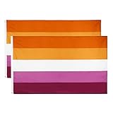 FLAGLINK Lesbian Pride Flag 3x5Fts - LGBT Rainbow