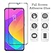 KTTWO for Xiaomi Mi 9 Lite Screen Protector, (2PACK) Full Cover Anti-Scratch Bubble-Free 9H Hardness Tempered Glass Screen Protector with Full Glue for Xiaomi Mi 9 Lite, Black