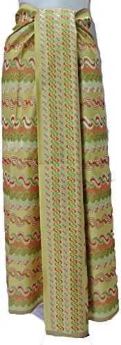 Thai Myanmar Tradition Synthetic Silk Fabric Hongsa#59-66 for women Skirt # MF9