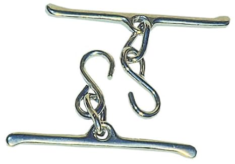 AMKA Gebissknebel 1 Paar Halfter Trensenknebel Knebel für Zierhalfter und Halfter Edelstahl