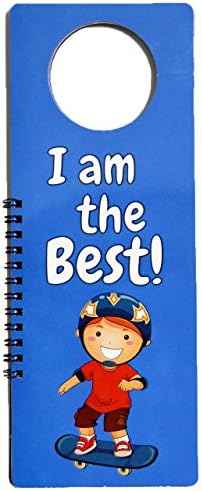Door Hanger for Little Boys | Set of 8 Binded Door Hangers with Funny Messages for Little Boys | Great Gift Idea for Boys Ages 5, 6, 7, 8, 9, 10