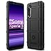 Sucnakp Sony Xperia 5 Case Heavy Duty Shock Absorption Phone Cases Impact Resistant Protective Cover for Sony Xperia 5（New Black）