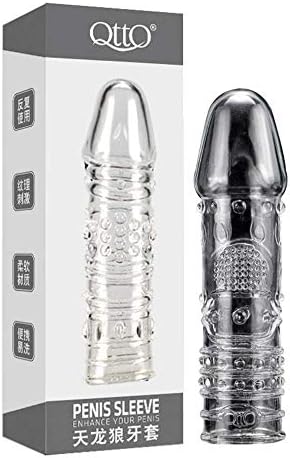 Crystal Con-Dom Cover Enlarger Extender Reusable Con-Dom Sleeve Case Pumps Enlargers for Men Women and Couples Dragon (Style-2)