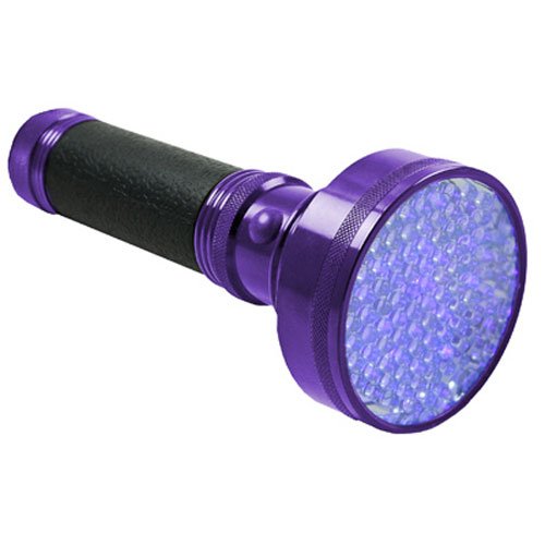 100 LED UV Flashlight