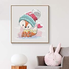 Floating Framed Canvas Wall Art for Living Room, Bedroom Canvas Prints for Home Decoration Ready to Hang - 16x16 inches