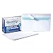 Number 10 White Envelopes, Self-Seal, Security Tinted Envelope, no Moisture Required - Windowless - Ideal for Home, Office Secure Mailing - Quick-Seal Closure - 4-1/8 x 9-1/2 Inches - (100)