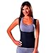 Tuesdays2 Women's Body Shaper Tank Top Weight Loss Workout Shapewear Sauna Girdles (M, Black)