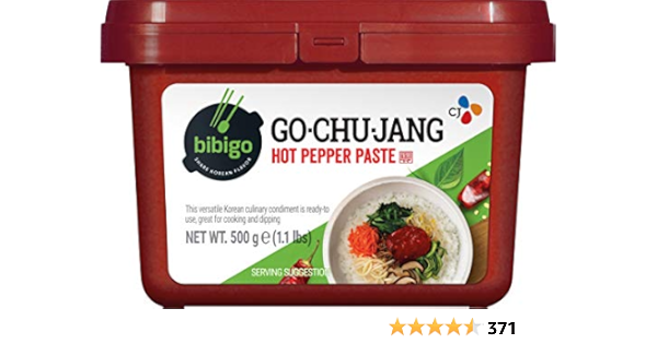 BIBIGO Pasta de pimiento picante 500 g : Amazon.es ...