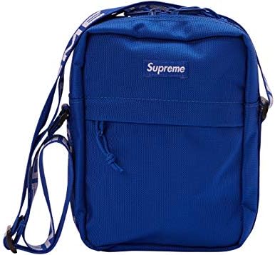 Supreme Bag,Supreme Messenger Bag,Supreme Bags for Men (18ss Blue)