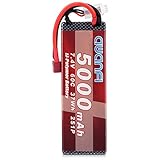 AWANFI 2S Lipo 7.4V 5000mAh 60C RC Battery Pack Hard Case with Deans T Plug for RC Car RC Truck RC Boat Airplane Helicopter Kyosho FPV Quadcopter Drone Toys Hobby