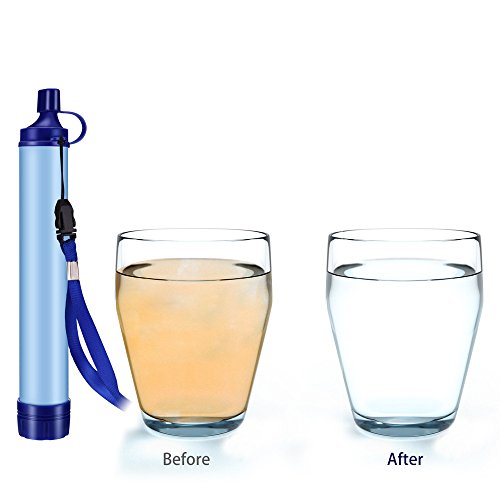 Mersuii Personal Water Filter Straw,Portable Straw Water Filter for Camping, Hiking, Travel or Backpacking (Water Filter Straw) - Thumbnail 2