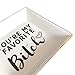 HOME SMILE Ring Trinket Dish Jewelry Tray-My Favorite, Funny BFF Birthday Gifts for Women
