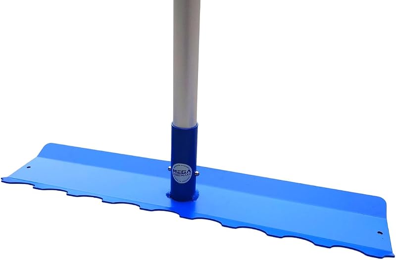 Indoor Outdoors MegaMaxx Heavy Duty Concrete Rake - Adjustable Handle