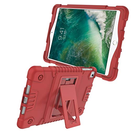 MatureGirl Shock Case for Apple 7.9 Inch iPad Mini 5 2019 Rugged Hard Stand Back Cover (for Apple 7.9 Inch iPad Mini 5 Red)
