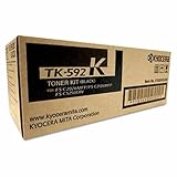 Kyocera TK592K TK592K Toner, 5,000 Page-Yield, Black