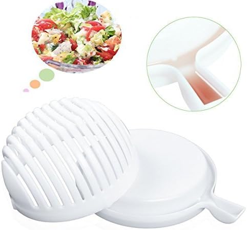 Salad Cutter Bowl Magic,Grand Oasis 60 second salad maker,Fruits and Vegetables cutter Make your salad faster Fresh Salad Maker Healthy New Design!