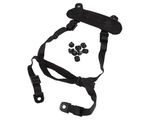 DLP Tactical H-Nape Suspension System for ACH/MICH/Fast/Crye AirFrame and Similar Combat Helmet (Black)