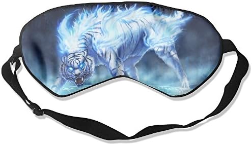 Sleep Mask Tiger Fire Rage Eye Cover Blackout Eye Masks,Soothing Puffy Eyes,Dark Circles,Stress,Breathable Blindfold For Women Men