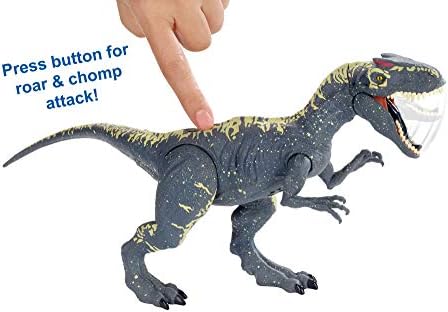 jurassic world roarivores allosaurus figure