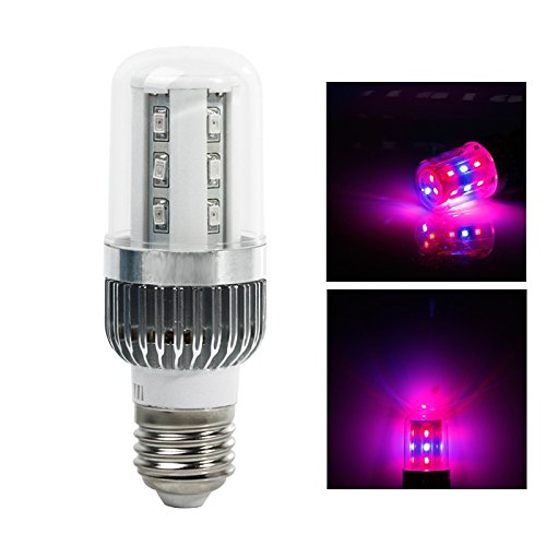 eSavebulbs 6W LED Grow Light Bulb E26 E27 Light Bulb for Indoor Plant Veg Flower