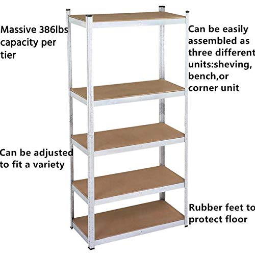 3 Topeakmart+Storage+Adjustable+Shelving+Shelves