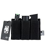 OneTigris Single/Double/Triple Pistol Mag Pouch with Front Loop Panel for Glock M1911 92F Magazines 40mm Grenade