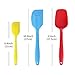Asrisuk Silicone Spatula Set -3-piece BPA Free and FDA Approved 1 Large Spatula - 1 Small Spatula -1 Silicone Spoon ,Heat Resistant Ergonomic Easy-to-Clean Seamless One-Piece Design