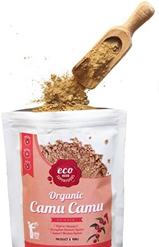 Camu Camu Powder - 100% USDA Certified Organic (3.5oz) - Potent Vitamin C Source. Camu Camu Berry Powder From Peru by Eco Heed