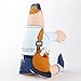 Dogloveit Squeaky Stuffed Canvas Mailman Postman Toy for Pet Dog Cat, 17